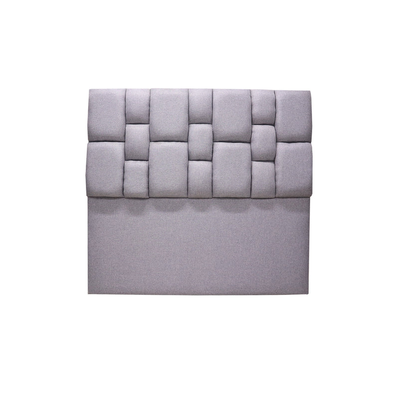 Cabecero De Piso Kramer Gris Claro 100x110cm Para Cama Sencilla