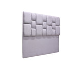 Cabecero De Piso Kramer Gris Claro 100x110cm Para Cama Sencilla