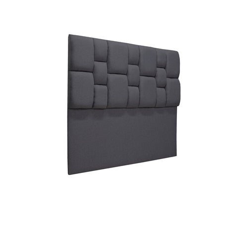 Cabecero de Piso Kramer Gris Oscuro 140x110cm Para Cama Doble - Cabeceros | Bylmo