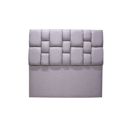 Cabecero de Piso Kramer Gris Claro 140x110cm Para Cama Doble - Cabeceros | Bylmo