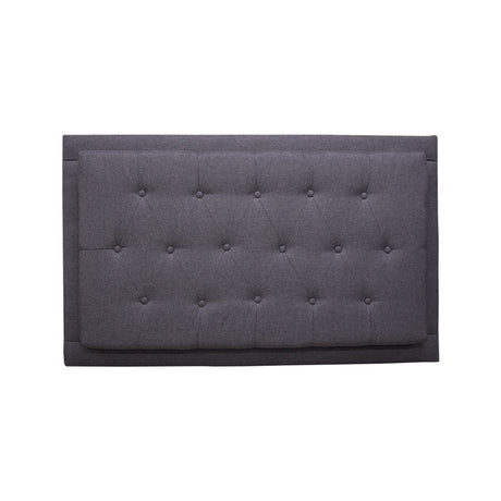 Cabecero Flotante Kaser Gris Oscuro 200x60cm Para Cama King - Cabeceros | Bylmo