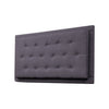 Cabecero Flotante Kaser Gris Oscuro 200x60cm Para Cama King