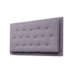 Cabecero Flotante Kaser Gris Claro 200x60cm Para Cama King