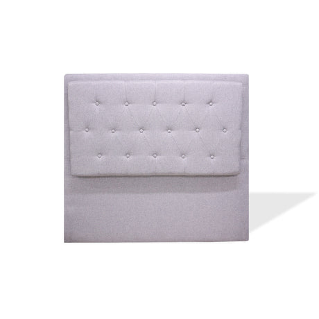 Cabecero de Piso Kaser Gris Claro 120x110cm Para Cama Semidoble - Cabeceros | Bylmo