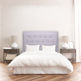 Cabecero de Piso Kaser Gris Claro 160x110cm Para Cama Queen - Cabeceros | Bylmo