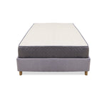 Combo Base Cama Y Colchón Tanner Gris Claro 140x190cm Doble