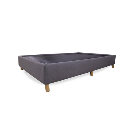 Base Cama Zehnder Gris Oscuro 100x190cm Sencillo - Camas | Bylmo