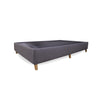 Base Cama Zehnder Gris Oscuro 100x190cm Sencillo