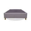 Base Cama Zehnder Gris Claro 100x190cm Sencillo