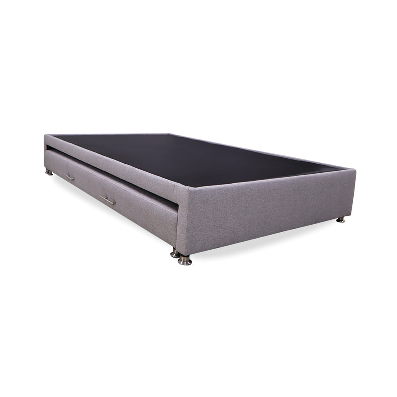 Cama Tarima Zehnder Gris Claro 100x190cm Sencillo