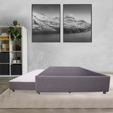 Cama Tarima Zehnder Gris Oscuro 140x190cm Doble - Camas | Bylmo