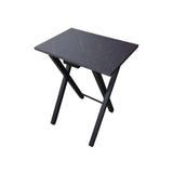 Mesa Auxiliar Onix Negro 48.5x70cm Cuadrado - Mesas Auxiliares | Bylmo
