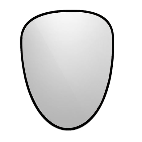 Espejo Niza Asimétrico Negro 70x90cm con Marco en Madera MDF - Espejos Decorativos | Bylmo