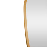 Espejo Niza Asimétrico Dorado 70x90cm con Marco en Madera MDF - Espejos Decorativos | Bylmo