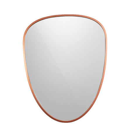 Espejo Niza Asimétrico Cobre 70x90cm con Marco en Madera MDF - Espejos Decorativos | Bylmo
