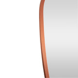 Espejo Niza Asimétrico Cobre 70x90cm con Marco en Madera MDF - Espejos Decorativos | Bylmo