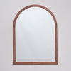 Espejo Visee Arco Superior Tabaco 60x80cm Con Marco En Madera