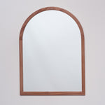 Espejo Visee Arco Superior Tabaco 60x80cm Con Marco En Madera