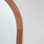 Espejo Visee Arco Superior Tabaco 60x80cm Con Marco En Madera