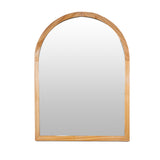 Espejo Visee Arco Superior 80x120cm con Marco en Madera Clara Natural - Espejos Decorativos | Bylmo