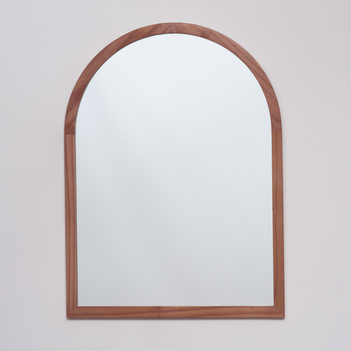 Espejo Visee Arco Superior Tabaco 80x120cm con Marco en Madera - Espejos Decorativos | Bylmo