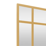 Espejo Visee Rectangular Dorado 90x170cm con Marco Metálico - Espejos Decorativos | Bylmo
