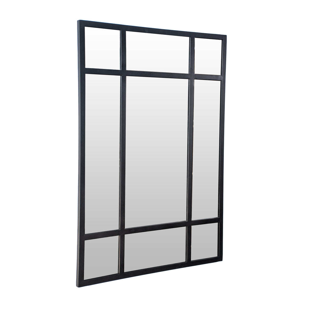 Espejo Visee Rectangular Negro 90x170cm con Marco Metálico - Espejos Decorativos | Bylmo