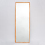 Espejo Dallas Rectangular 60x160cm con Marco en Madera Clara Natural - Espejos Decorativos | Bylmo