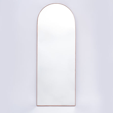 Espejo Ibiza Arco Superior Cobre 60x160cm con Marco Metálico - Espejos Decorativos | Bylmo