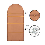 Espejo de Pared Ibiza Plata 60x160cm Arco Superior con Marco Metalico - ESPEJOS DE PARED | Bylmo