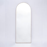 Espejo Ibiza Arco Superior Dorado 70x170cm con Marco Metálico - Espejos Decorativos | Bylmo