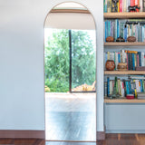 Espejo Ibiza Arco Superior Dorado 70x170cm con Marco Metálico - Espejos Decorativos | Bylmo