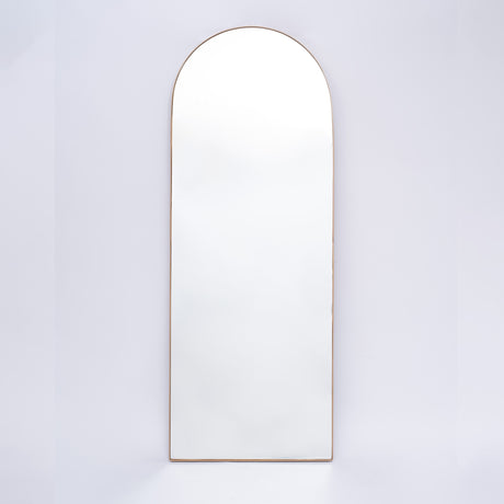Espejo Ibiza Arco Superior Dorado 80x180cm con Marco Metálico - Espejos Decorativos | Bylmo