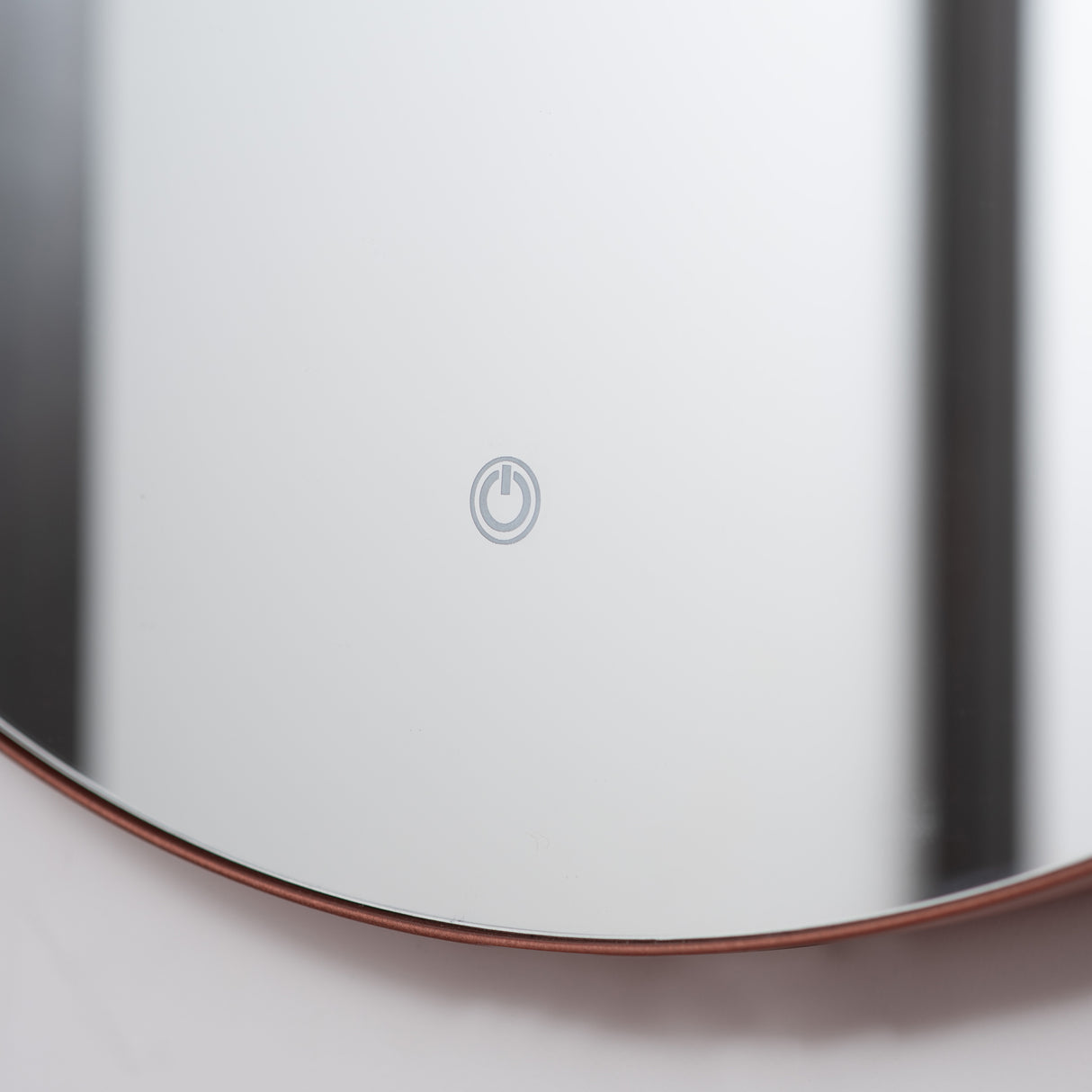 Espejo Visee Redondo Cobre 60x60cm con Marco Metálico - Espejos Decorativos | Bylmo