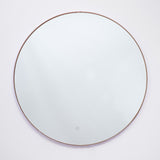 Espejo Visee Redondo Cobre 60x60cm con Marco Metálico - Espejos Decorativos | Bylmo