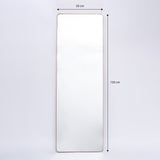 Espejo Salamanca Rectangular Dorado 50x150cm con Marco Metálico - Espejos Decorativos | Bylmo