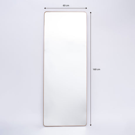 Espejo Salamanca Rectangular Dorado 60x160cm con Marco Metálico - Espejos Decorativos | Bylmo