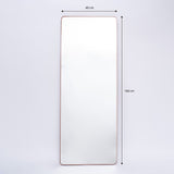 Espejo Salamanca Rectangular Cobre 60x160cm con Marco Metálico - Espejos Decorativos | Bylmo