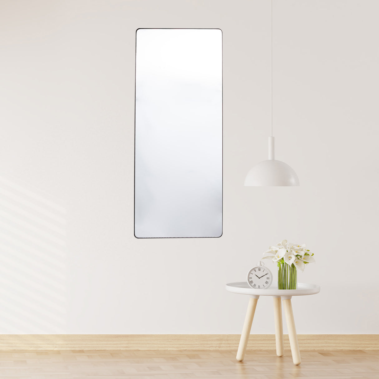 Espejo Salamanca Rectangular Negro 70x170cm con Marco Metálico - Espejos Decorativos | Bylmo