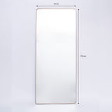 Espejo Salamanca Rectangular Dorado 70x170cm con Marco Metálico - Espejos Decorativos | Bylmo