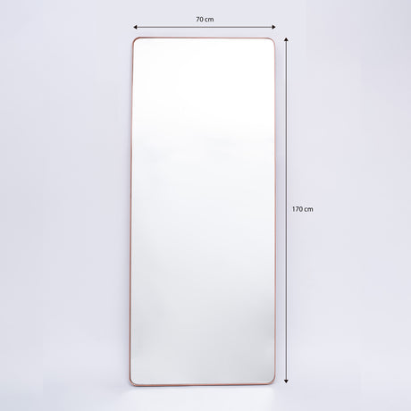 Espejo Salamanca Rectangular Cobre 70x170cm con Marco Metálico - Espejos Decorativos | Bylmo