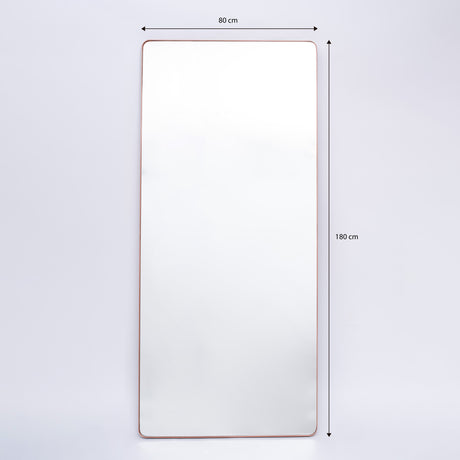 Espejo Salamanca Rectangular Cobre 80x180cm con Marco Metálico - Espejos Decorativos | Bylmo