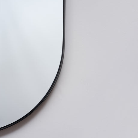 Espejo Lyon Ovalado Negro 50x100cm con Marco Metálico - Espejos Decorativos | Bylmo