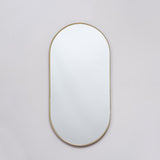 Espejo Lyon Ovalado Dorado 60x120cm con Marco Metálico - Espejos Decorativos | Bylmo