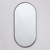 Espejo Lyon Ovalado Negro 60x120cm con Marco Metálico - Espejos Decorativos | Bylmo