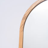 Espejo Arya Ovalado 60x160cm con Marco en Madera Clara Natural - Espejos Decorativos | Bylmo