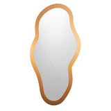 Espejo Monet Asimétrico Dorado 60x120cm con Marco en Madera MDF - Espejos Decorativos | Bylmo