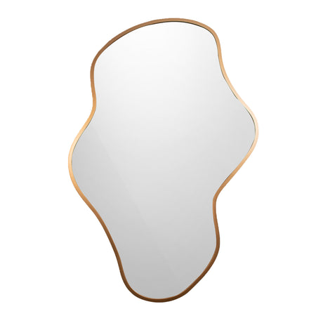 Espejo Moscú Asimétrico Dorado 80x120cm con Marco en Madera MDF - Espejos Decorativos | Bylmo