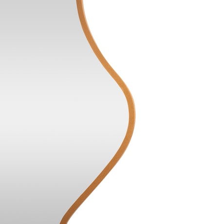 Espejo Moscú Asimétrico Dorado 80x120cm con Marco en Madera MDF - Espejos Decorativos | Bylmo