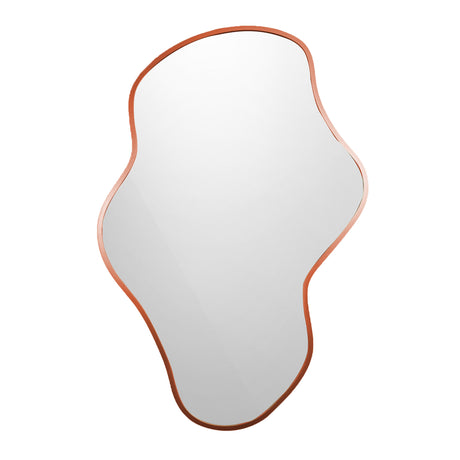 Espejo Moscú Asimétrico Cobre 80x120cm con Marco en Madera MDF - Espejos Decorativos | Bylmo